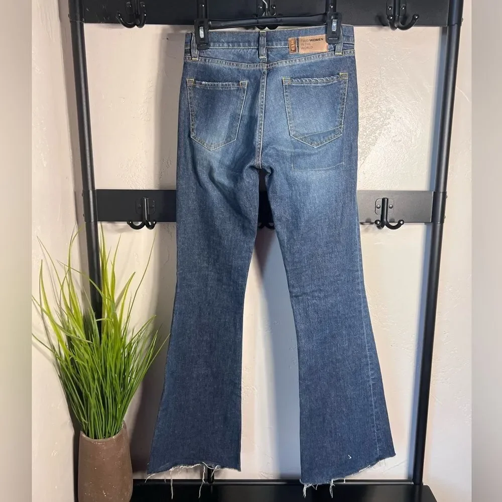 Two Women in the World Low Rise Flare Jeans Size 26/2
